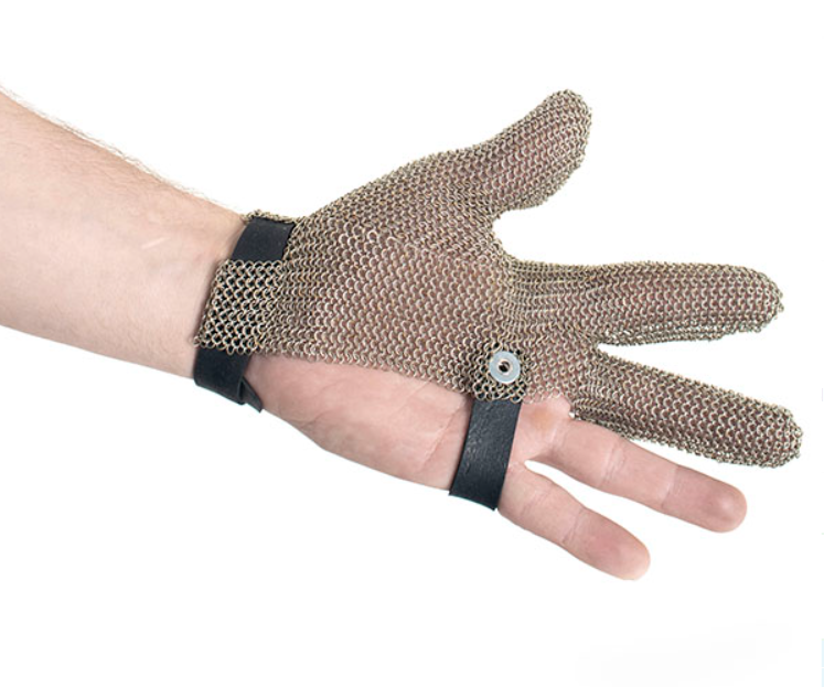 Кольчужные перчатки 3-палые №3